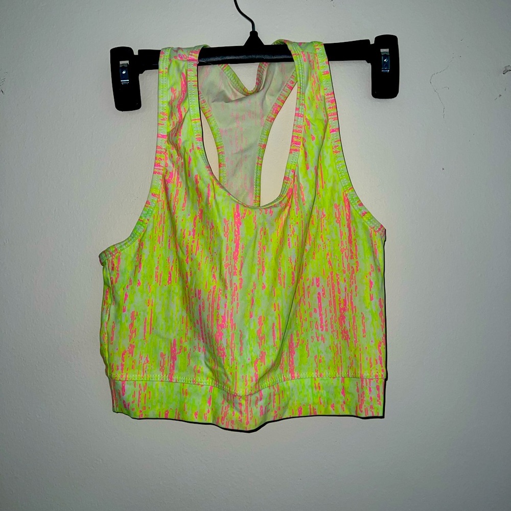 Gym outfit. Used once only. It fits very well and very colorful.
